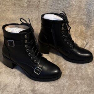 Black Ankle Boots – Women’s US Size 8.5 – New with Tags – in original box.
